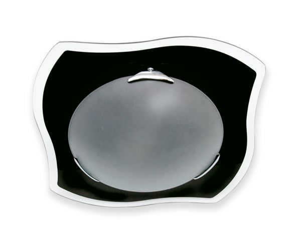 PLAFON PANAMÁ BD VIDRO PRETO
