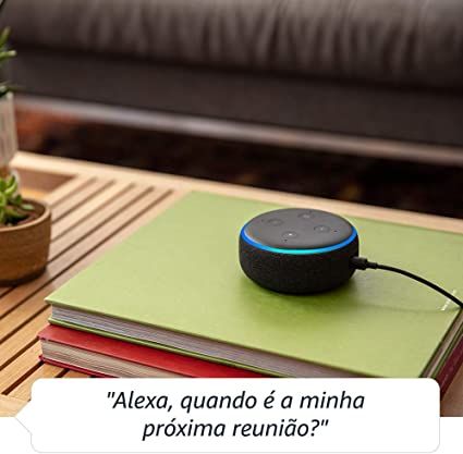 Echo Dot (3ª Geração): Smart Speaker com Alexa - Cor Preta click no link abaixo...