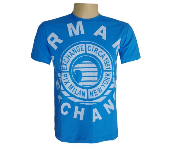 Camisa Armani Exchange Azul