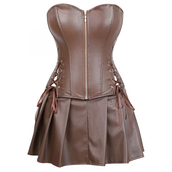 Corset Couro SetPettiskirt