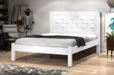 Cama Casal Laila Branco.Branco J A Moveis