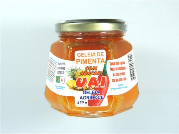 Geleia de Abacaxi com Pimenta Amarela