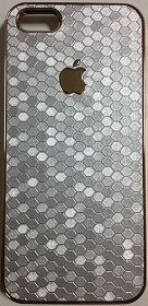 CASE ELEGANTE PRATA COM MAÇA DOURADA PARA IPHONE 4 E 4S