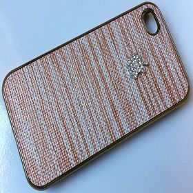 CASE ELEGANTE APPLE LARANJA IPHONE 4 E 4S