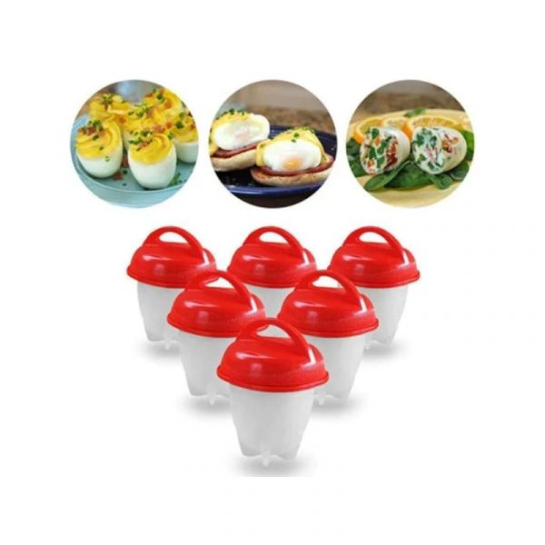Kit de 6 Copos para Cozinhar Ovos