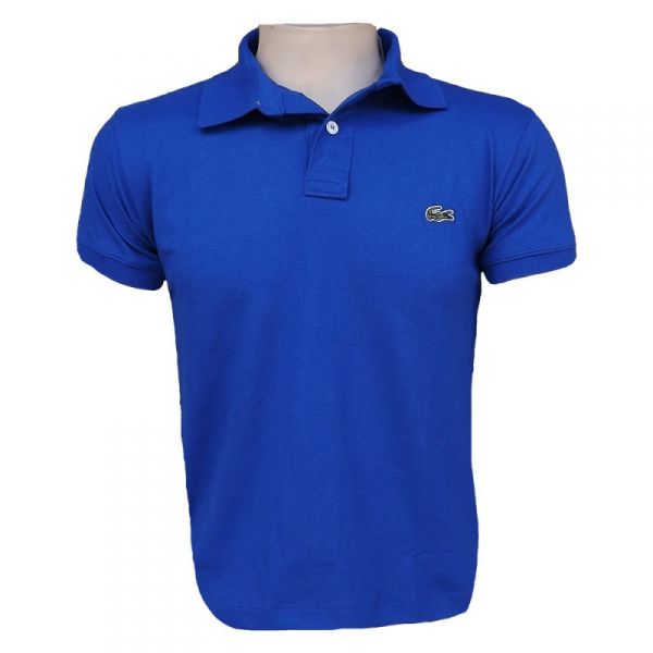 CAMISA MASCULINA POLO LACOSTE AZUL