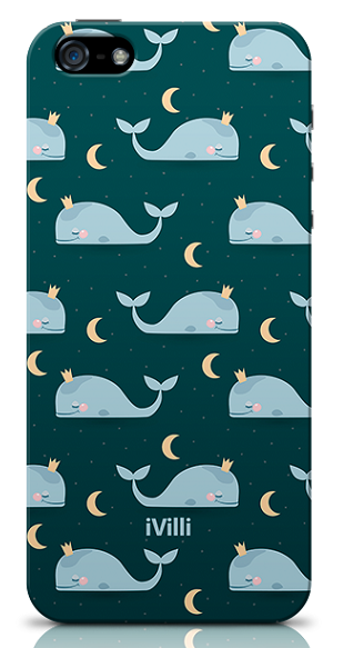 Capa para Celular iVilli Design Whale Pattern