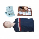 Manequim Torso Adulto p/ Práticas de RCP com Painel Eletrônico  Bolsa de Transp. CS/SK0032