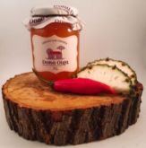 Geléia de abacaxi com pimenta