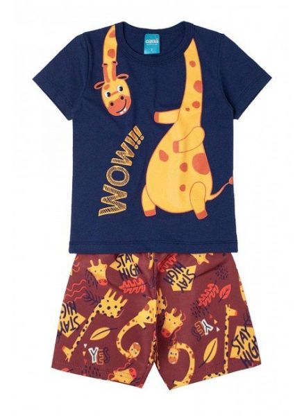Conjunto Infantil Menino Girafa