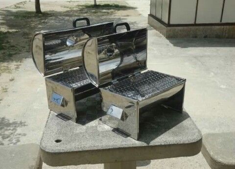 Churassqueira Inox à Bafo 50 x 28