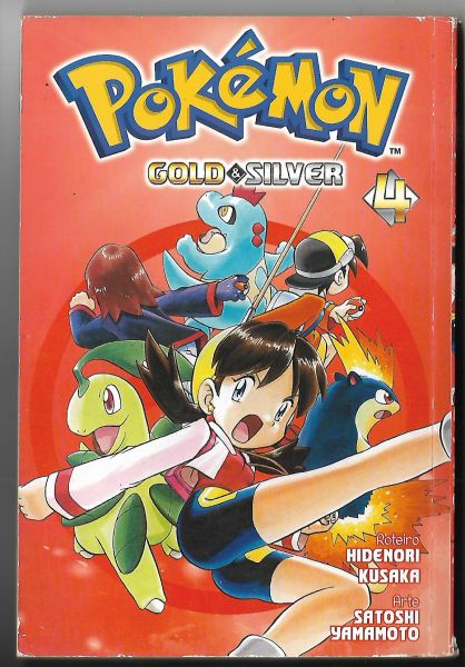 Mangá Pokemon Gold & Silver 4 - Editora Panini