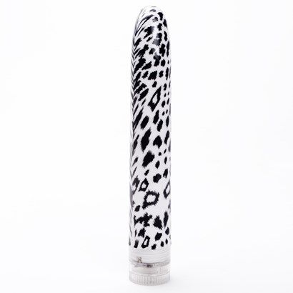 Vibrador Personal 17,5 X 2,5cm Leopardo Branco Sensual Love
