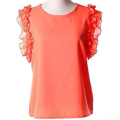 Moda Luxo: Blusa Chifon, de Ótima Qualidade. Frete Grátis.