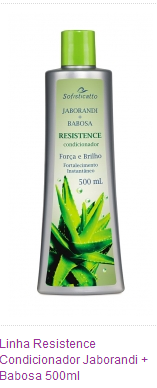 Linha Resistence CONDICIONADOR Jaborandi+babosa