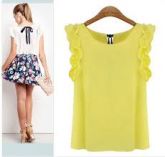 BLUSA AMARELA E TB  EM  BRANCO