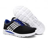 Tênis Polo Caminhada Leve Masculino - Preto e Azul Ref.:CQK-0147-118-37