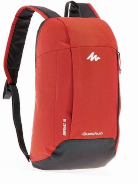 Mochila Esportiva Arpenaz 10 - Quechua Vermelha com Cinza