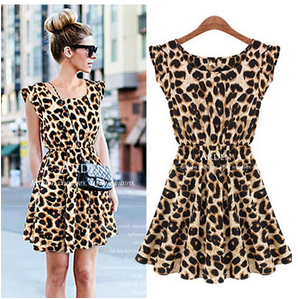 Vestido Leopard