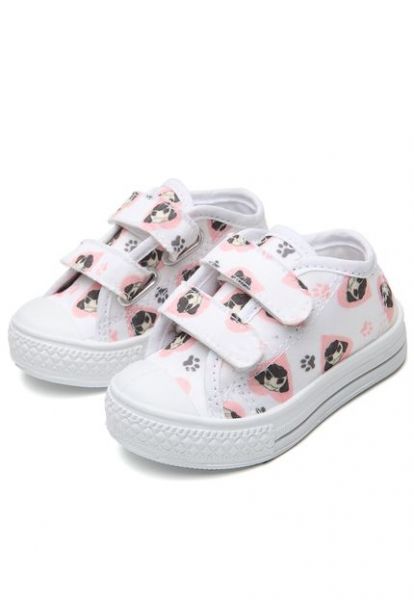 Tênis Menina Dog Branco