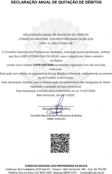 LUISE VITÓRIA DIAS DA SILVA