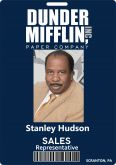 The Office Crachá Dunder Mifflin Stanley Hudon