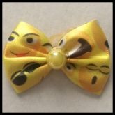 Laço cetim Emotions amarelo P