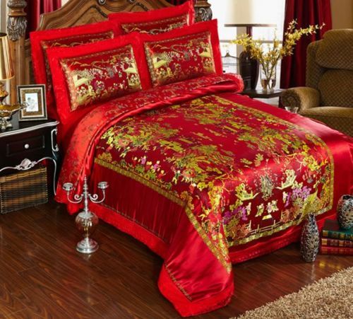 Jogo De Cama Queen Size 3D 4Pçs