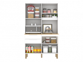 13994.Kit Cozinha Dubai 5P2G Visuzalizacao Interna Salleto