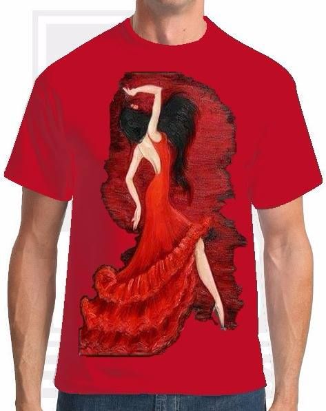 Camisetas Ciganos(vermelha)