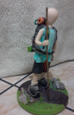 escultura de alpinista     30 cm de autura