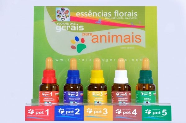 Display Pet 5 frascos