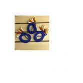 Cabo Audio E Video Azul 3m 3+3 Reforcado Otima Qualidade