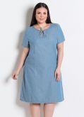 Vestido Jeans Azul Claro