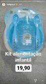 Kit alimentação infantil: prato, copo, talher