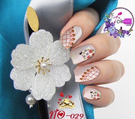 Adesivos para Unhas Mod. Noivas Cód. NO-029