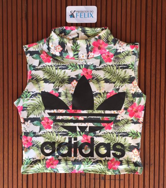 cropped adidas gola alta