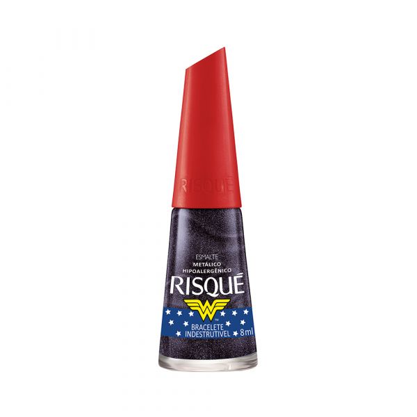 Esmalte Risqué Mulher Maravilha 8 ml Bracelete Indestrutivel