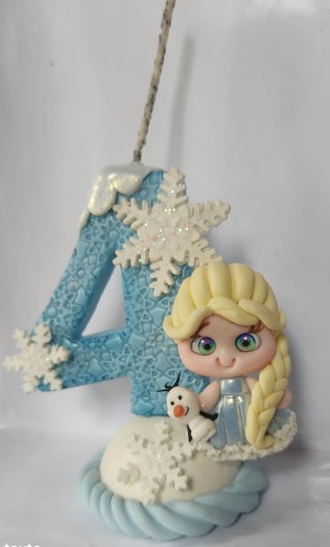 Vela temática Frozen