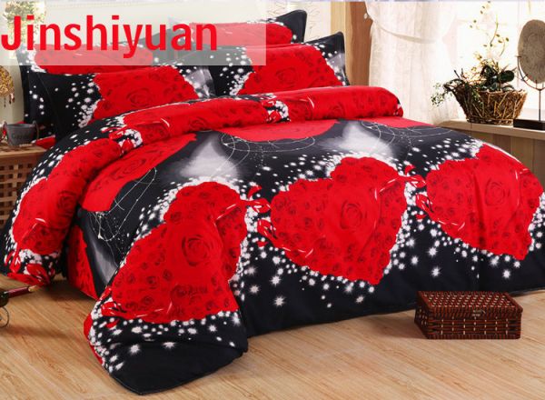 Conjunto Para Cama Casal Algodão Estampado 4 Cores