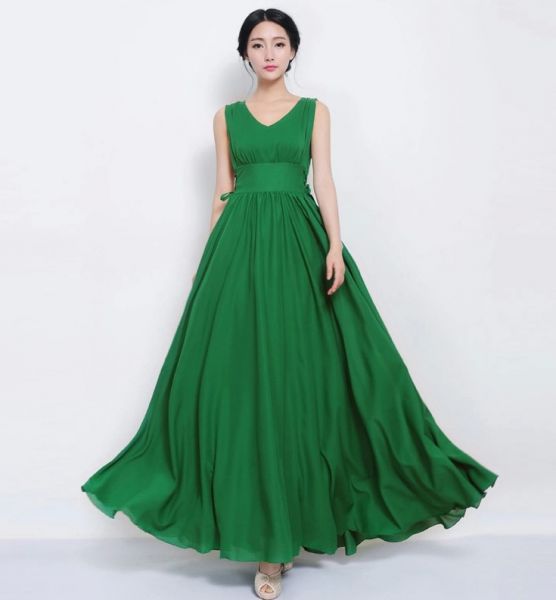 Vestidos de Festa Green