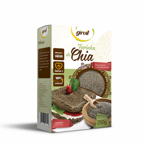 Farinha de Chia Parcialmente Desengordurada – 250g