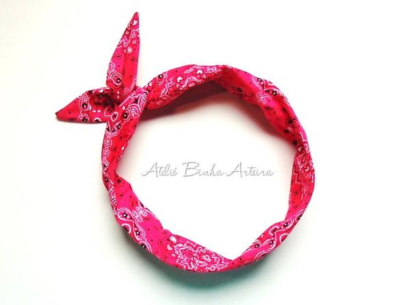 Faixa Aramada Estilo Pin Up Pink