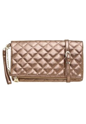 Bolsa Adriane Galisteu Matelassê Dourada