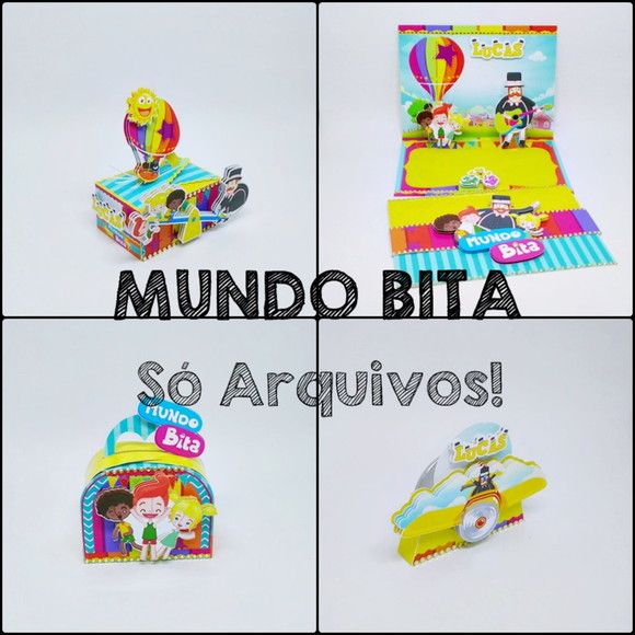 Arquivo de corte silhouette MUNDO BITA P1