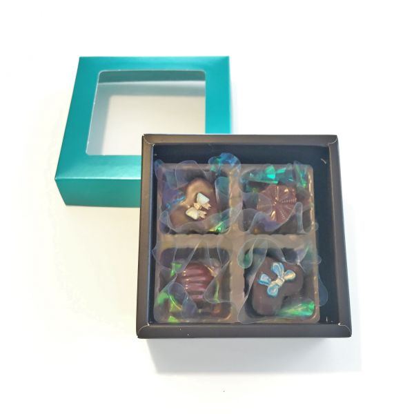 4 un. mix chocolate e marzipan