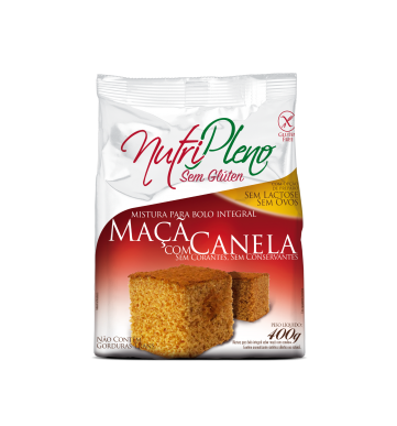 Bolo integral Maçã com Canela