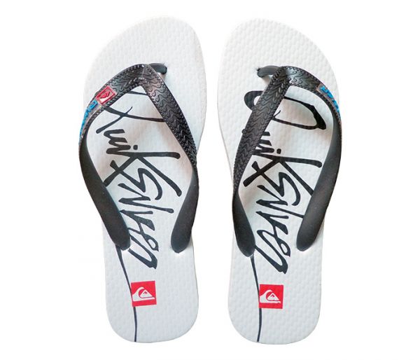 Chinelo Quiksilver Branco
