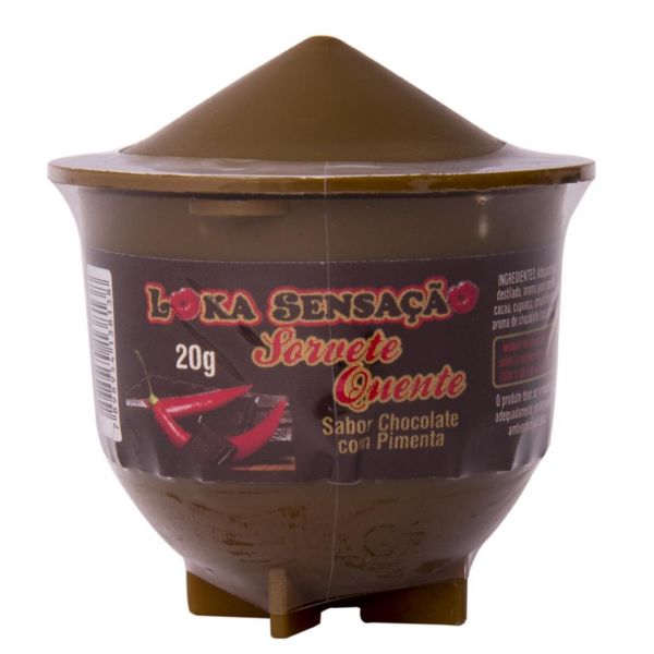 Vela sorvete quente chocolate com pimenta - cód. 00214
