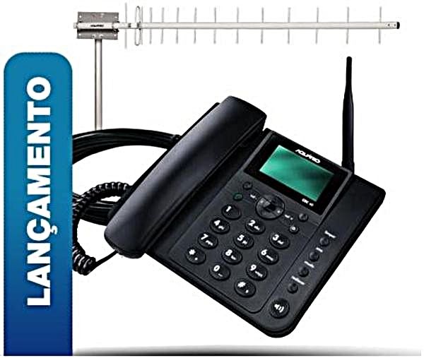 CELULAR RURAL 800MHZ+ANTENA 17DBI+CABO 15M (AQUARIO) (CA800)